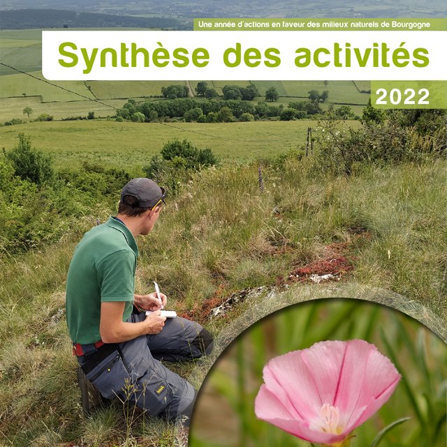 Couverture rapport d'activités 2022 CEN Bourgogne